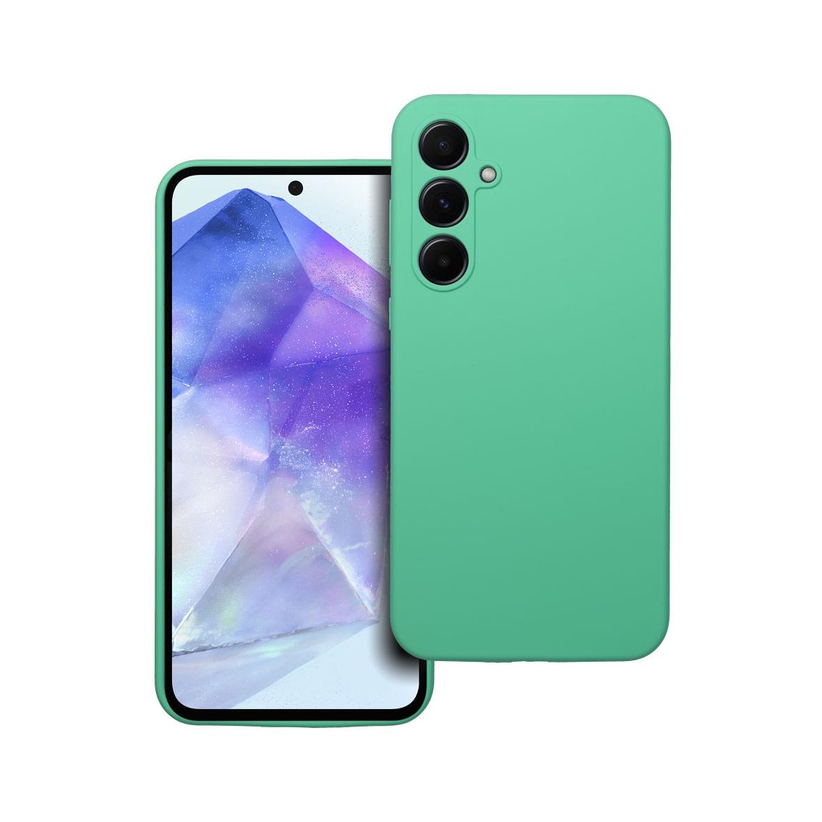 Futerał do Samsung A55 5G Silicone 2mm miętowy