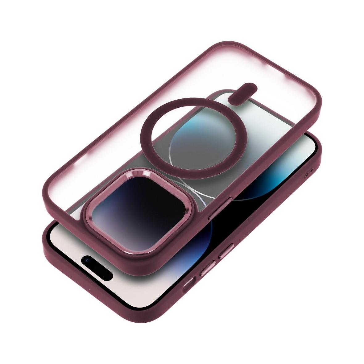 Futerał MATTE MAG COVER kompatybilny z MagSafe do IPHONE 11 Pro Max czerwony