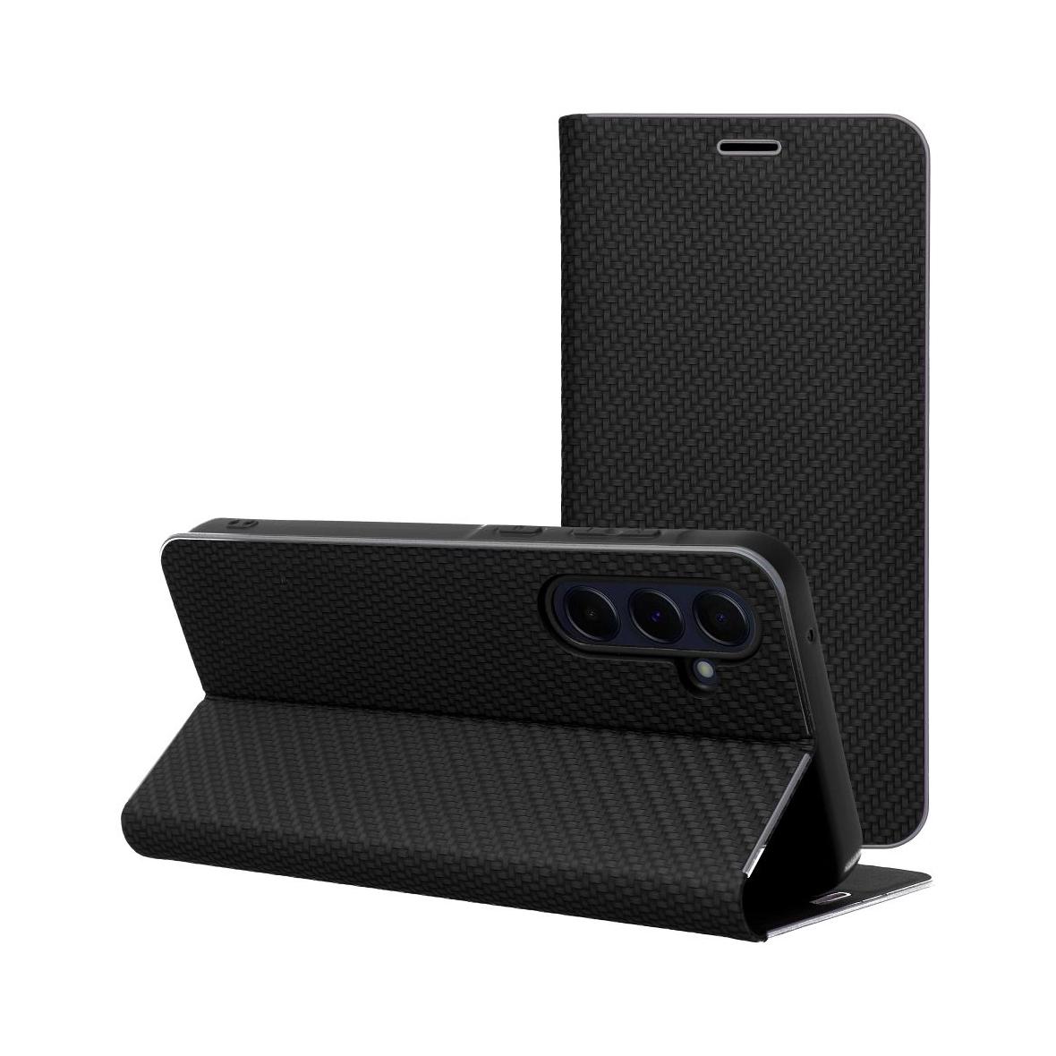 Etui z klapką na Xiaomi Redmi NOTE 15 PRO 5G Luna Book Carbon czarne