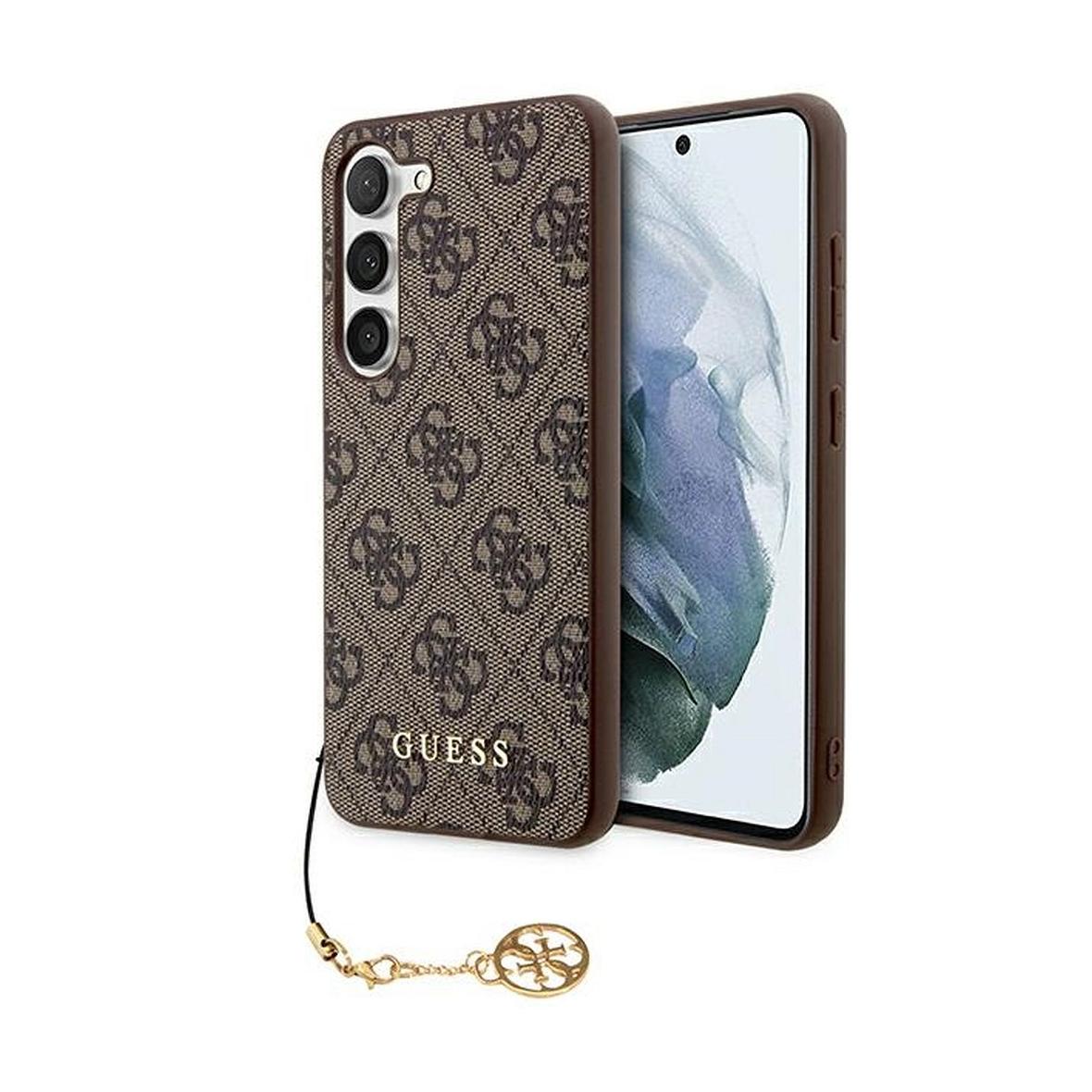 GUESS futerał do SAMSUNG A55 GUHCSA55GF4GBR (PU 4G with Charm) brązowy