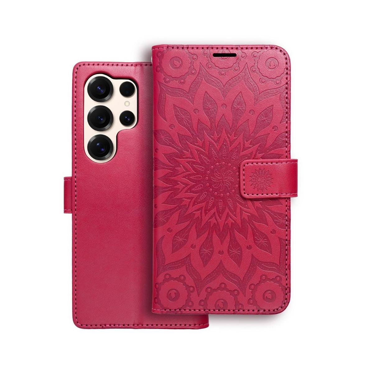 Etui z klapką na Samsung S25 ULTRA Mezzo Book mandala magenta