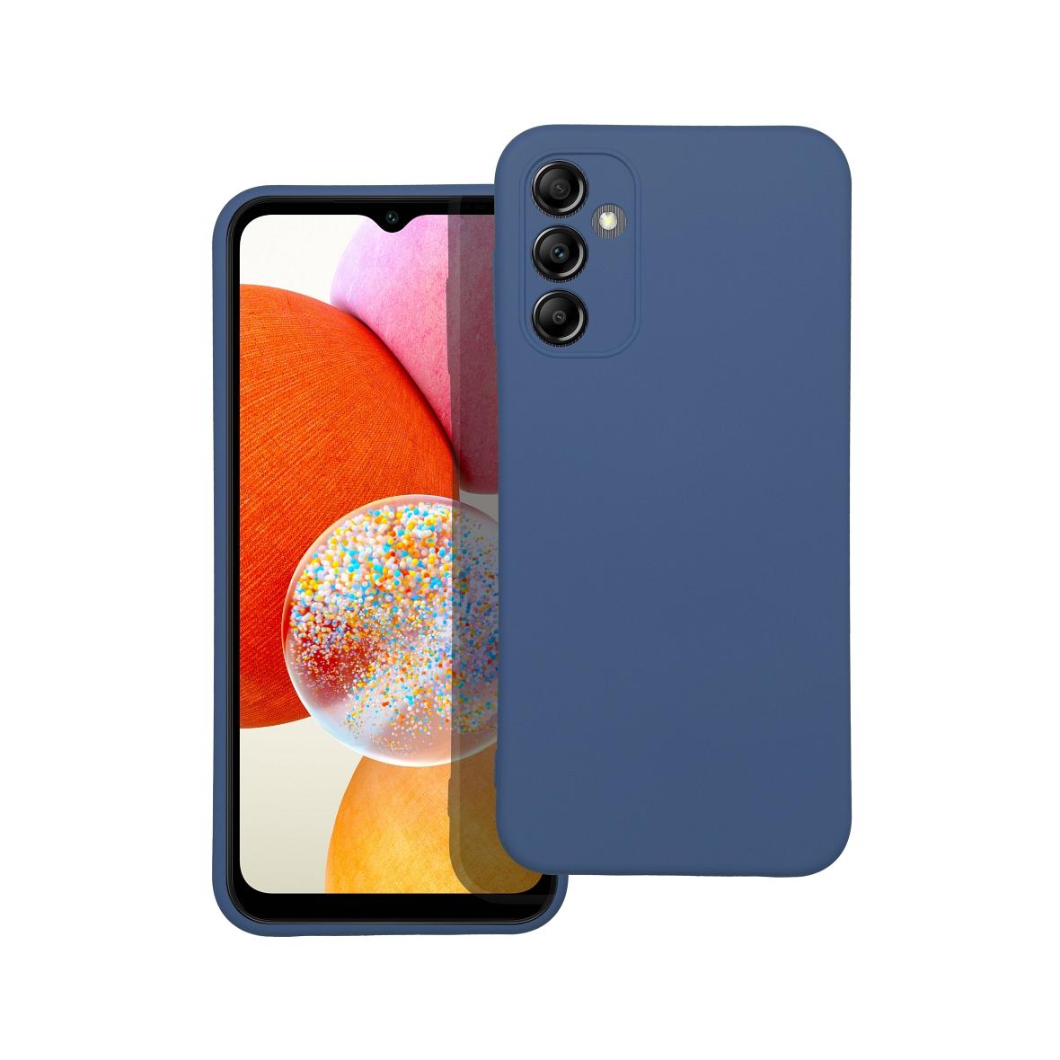 Futerał do Samsung A14 5G / A14 4G Silicone niebieski