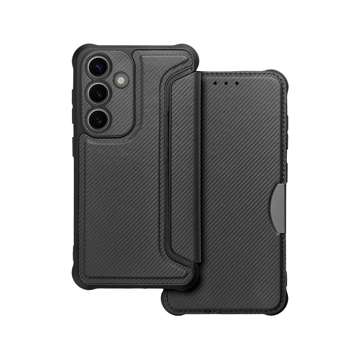 Etui z klapką na Samsung S24 Razor Book czarne