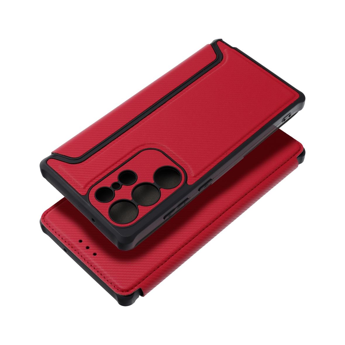 Etui z klapką na Samsung A26 5G Razor Book czerwone