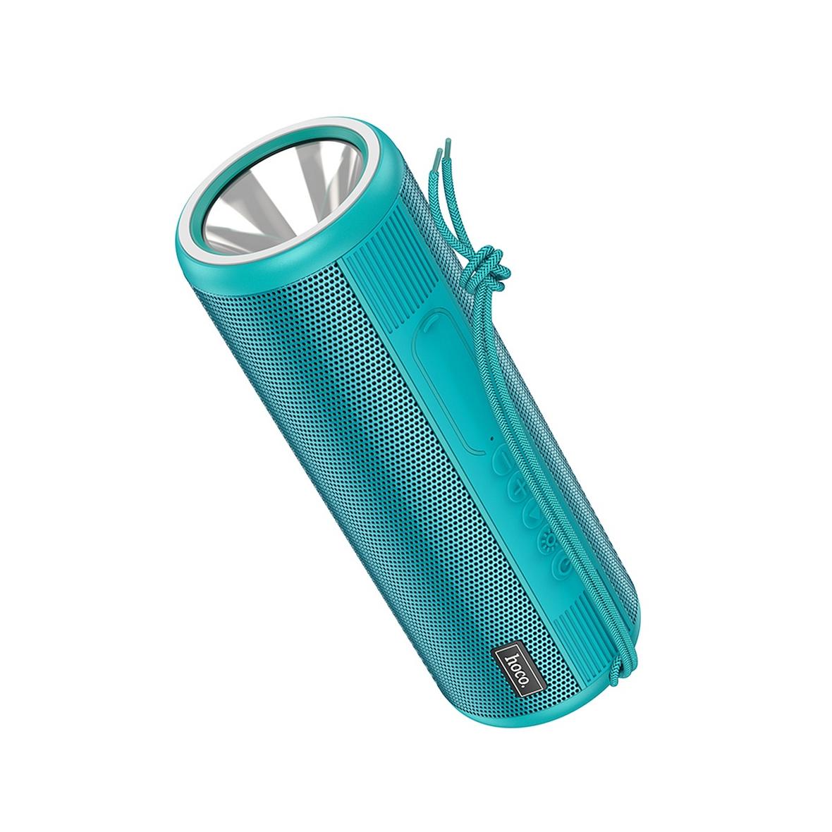 Głośnik bluetooth z latarką 2 x 15W 2h Hoco HC11 peacock niebieski