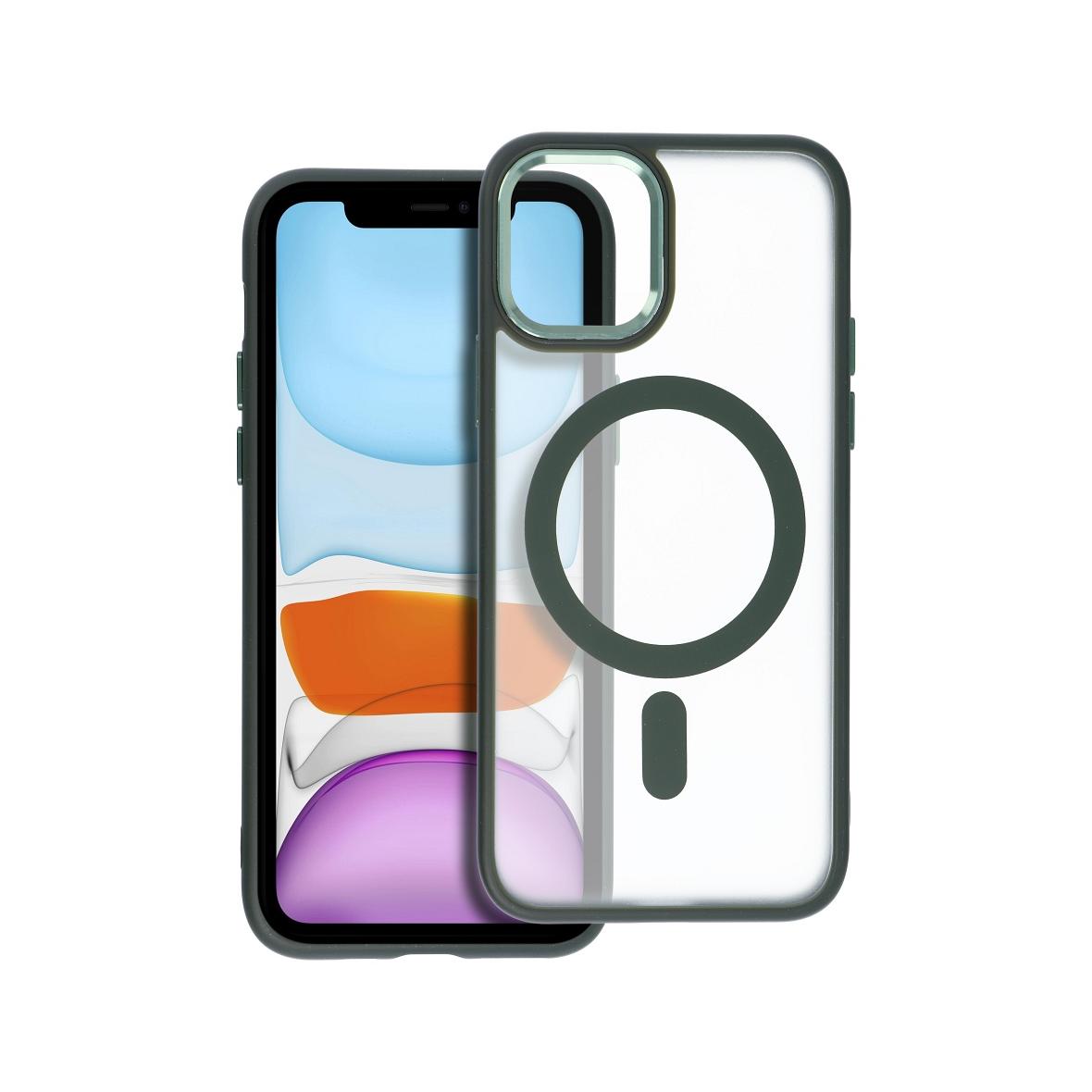 Futerał MATTE MAG COVER kompatybilny z MagSafe do IPHONE 11 Pro zielony