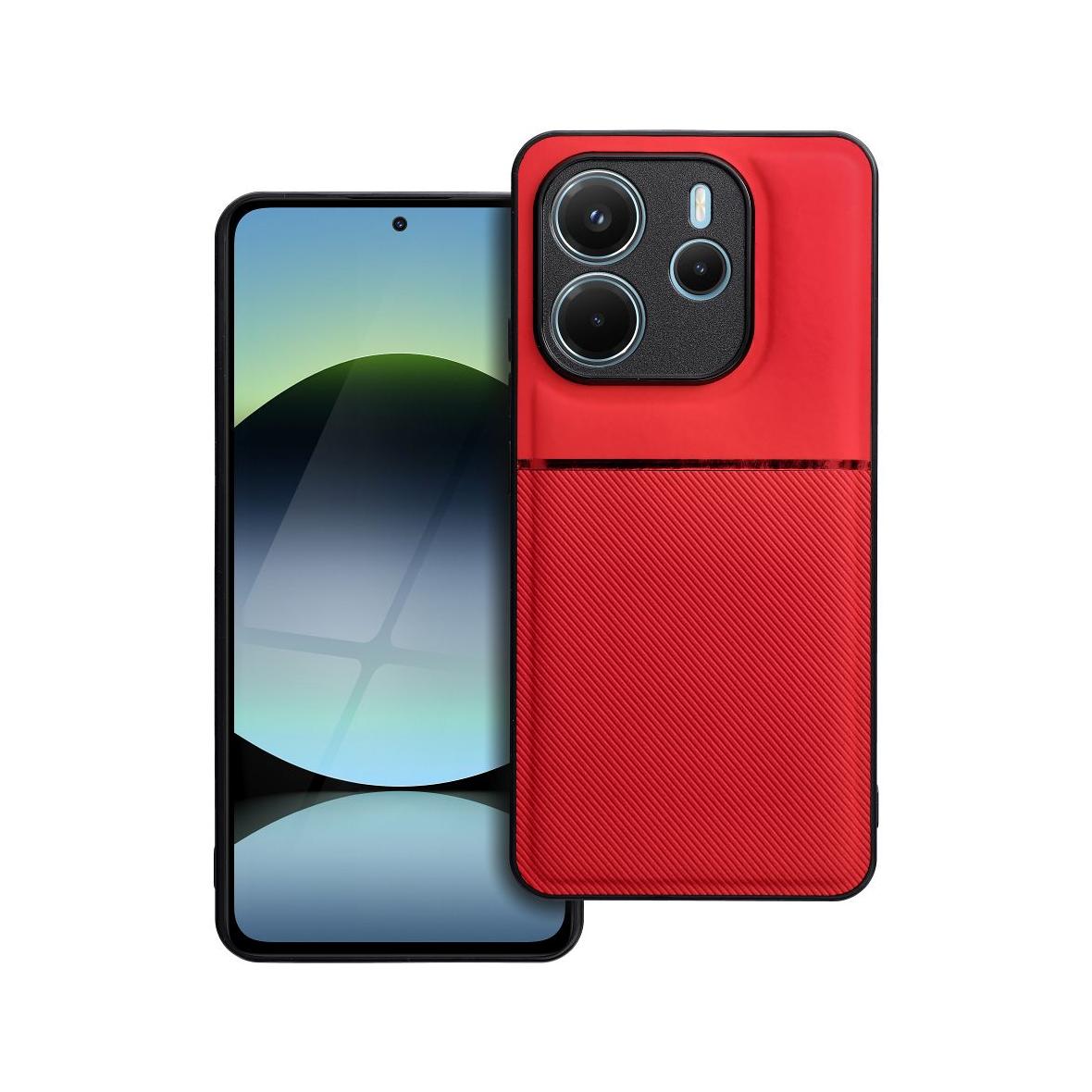 Futerał do Xiaomi Redmi Note 14 4G (GLOBAL - 163,25mm x 76,55mm x 8,16mm) Noble czerwony