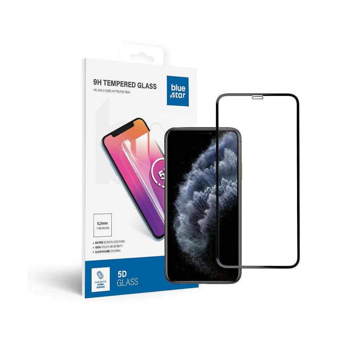 Szkło hartowane do iPhone XS MAX / 11 PRO MAX (full glue) Blue Star 5D czarne