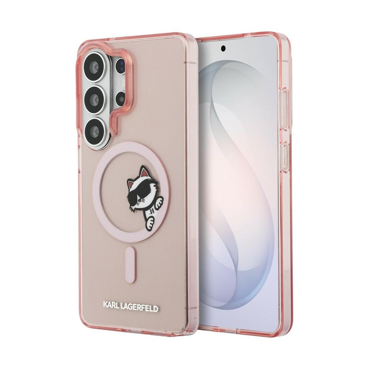 KARL LAGERFELD futerał do SAMSUNG S26 Ultra KLHMS26L6HCPSCP (Magnetic IML Peekaboo Choupette) różowy