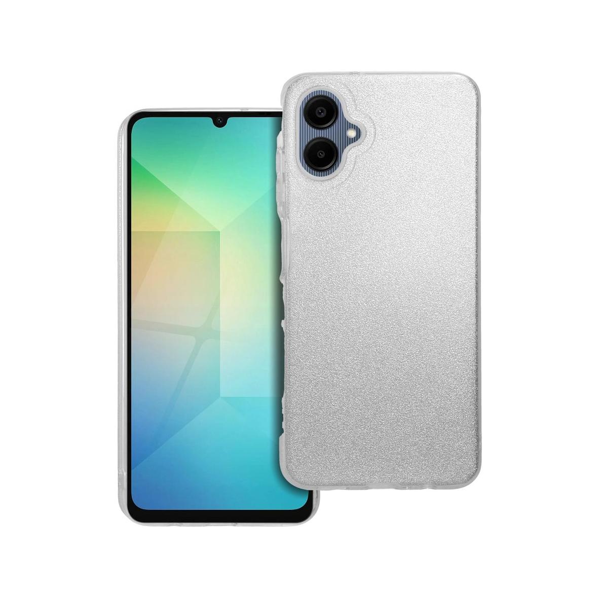 Futerał do Samsung A06 4G Shining srebrny