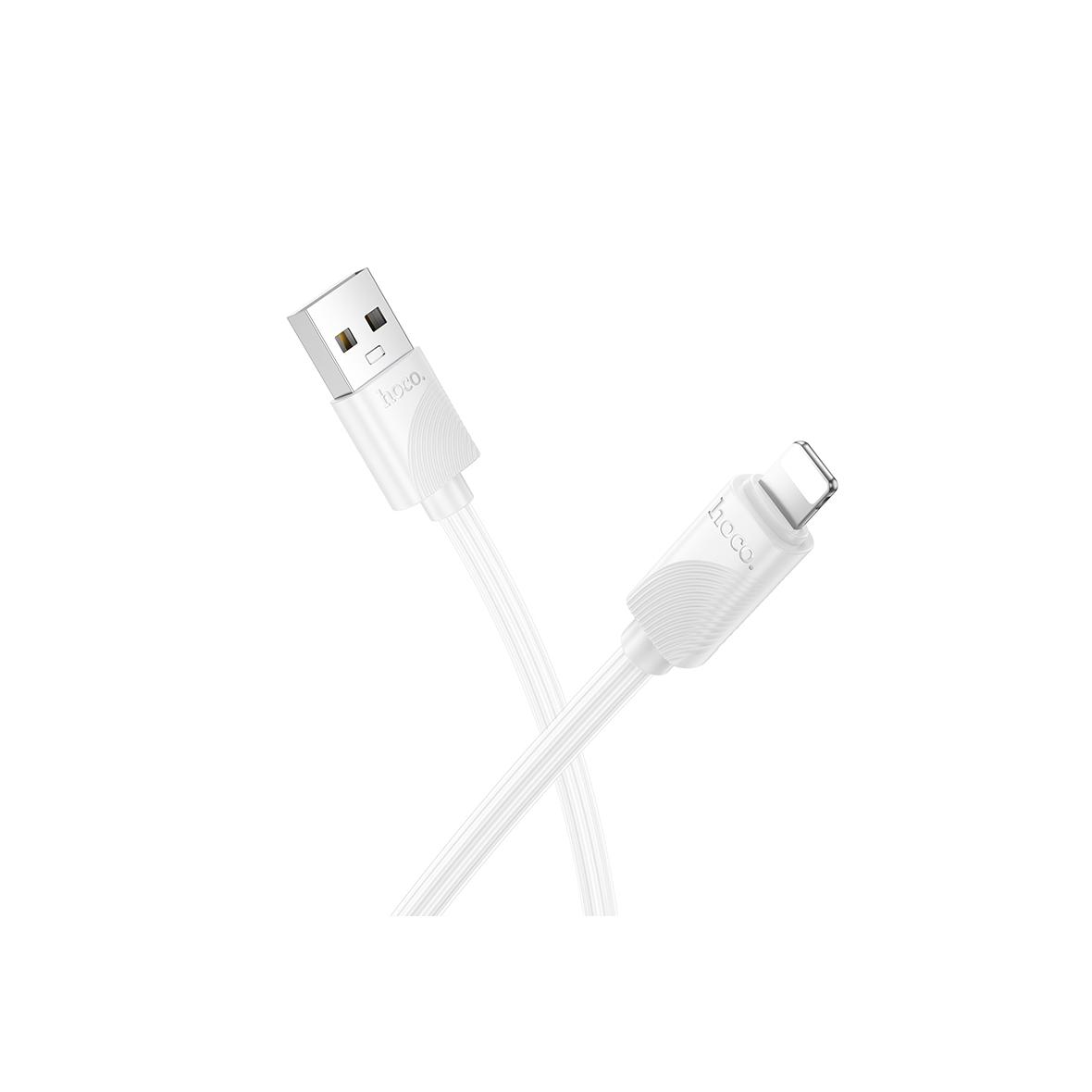 Kabel USB A do Lightning Hoco 2,4A 1 m X114 biały