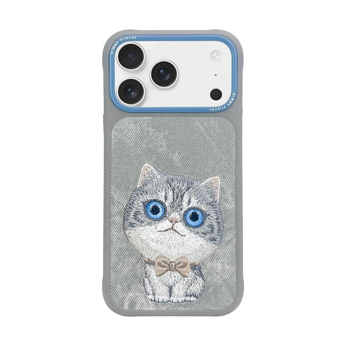 NIMMY futerał BIG EYED PET 2.0 Cat do IPHONE 17 Pro Max szary