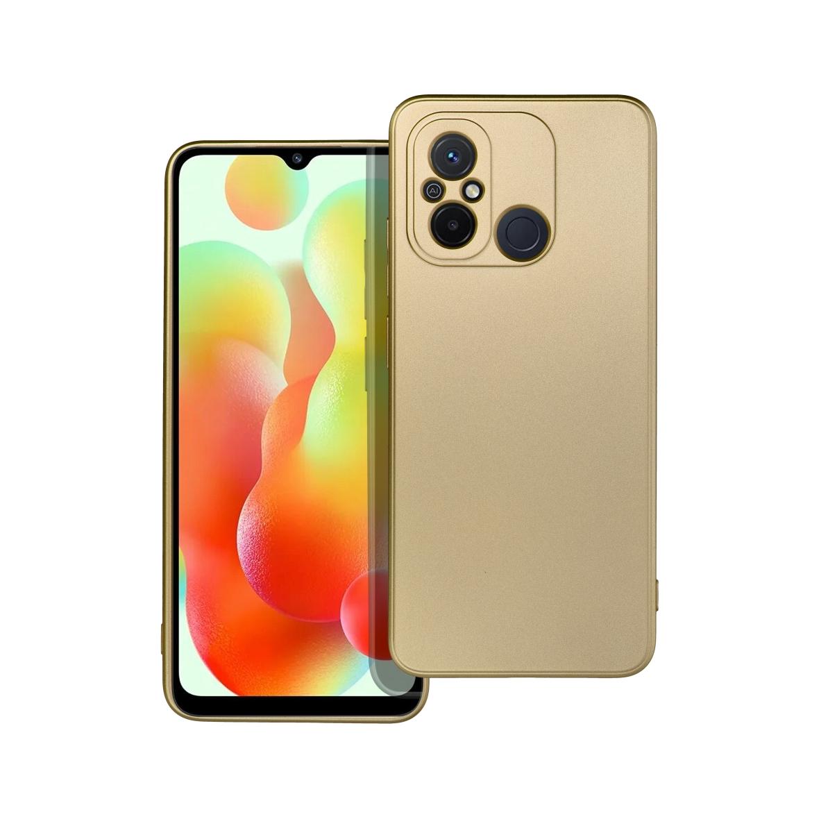 Futerał do Xiaomi Redmi 12C Metallic złoty