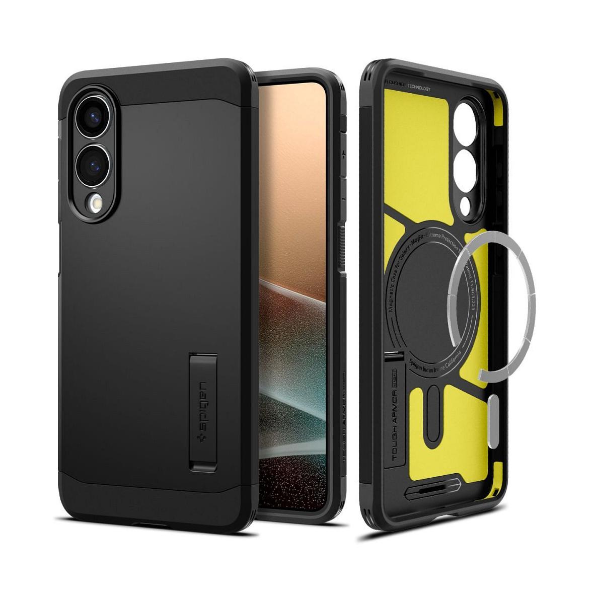 SPIGEN futerał TOUGH ARMOR kompatybilny z MagSafe do SAMSUNG S25 Edge black