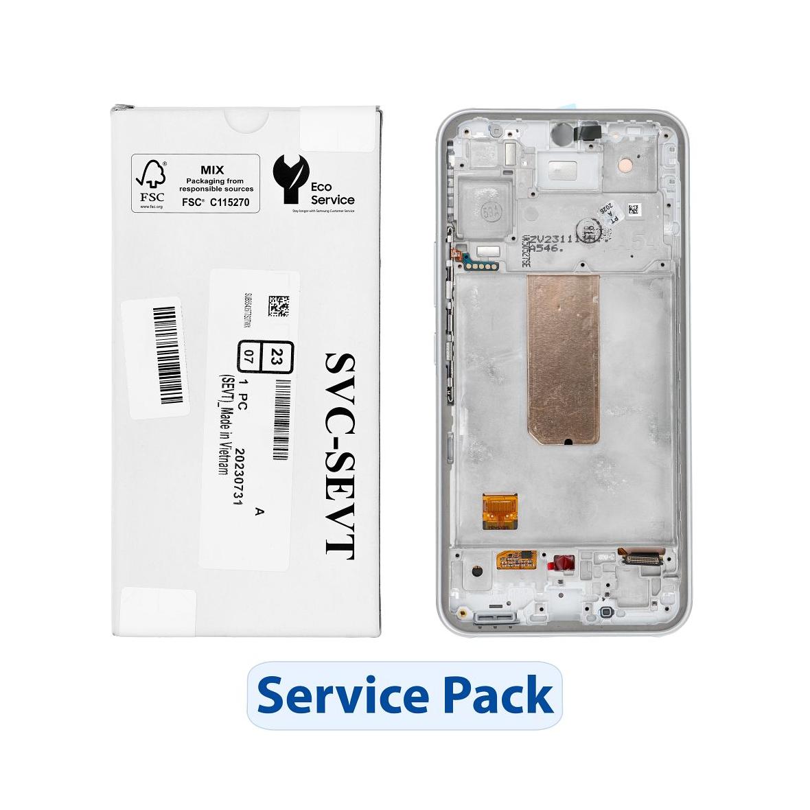 ServicePack Wyświetlacz LCD SAMSUNG A54 5G A546B White GH82-31231B