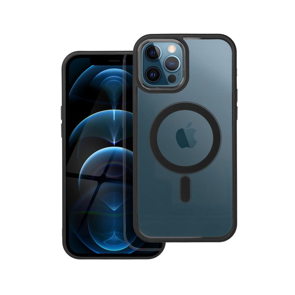 Futerał do iPhone 12 PRO MAX Color Edge Mag Cover zgodny z MagSafe czarny