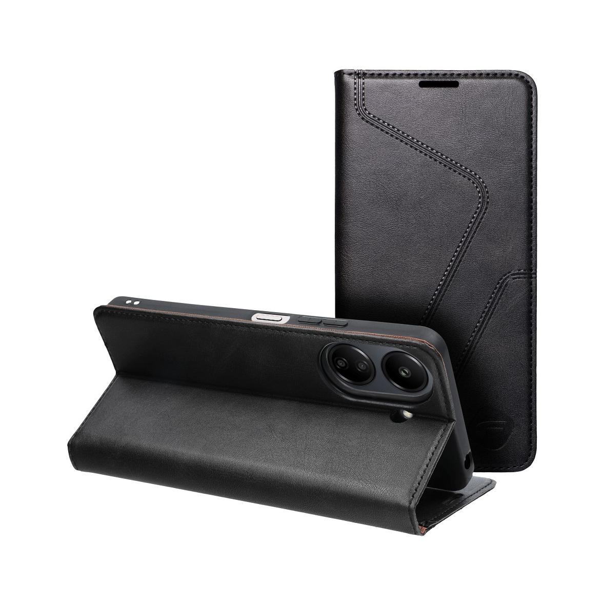 Pokrowiec na Xiaomi Redmi 13c / POCO C65 Forcell F-Protect RFID Blocker Book czarny