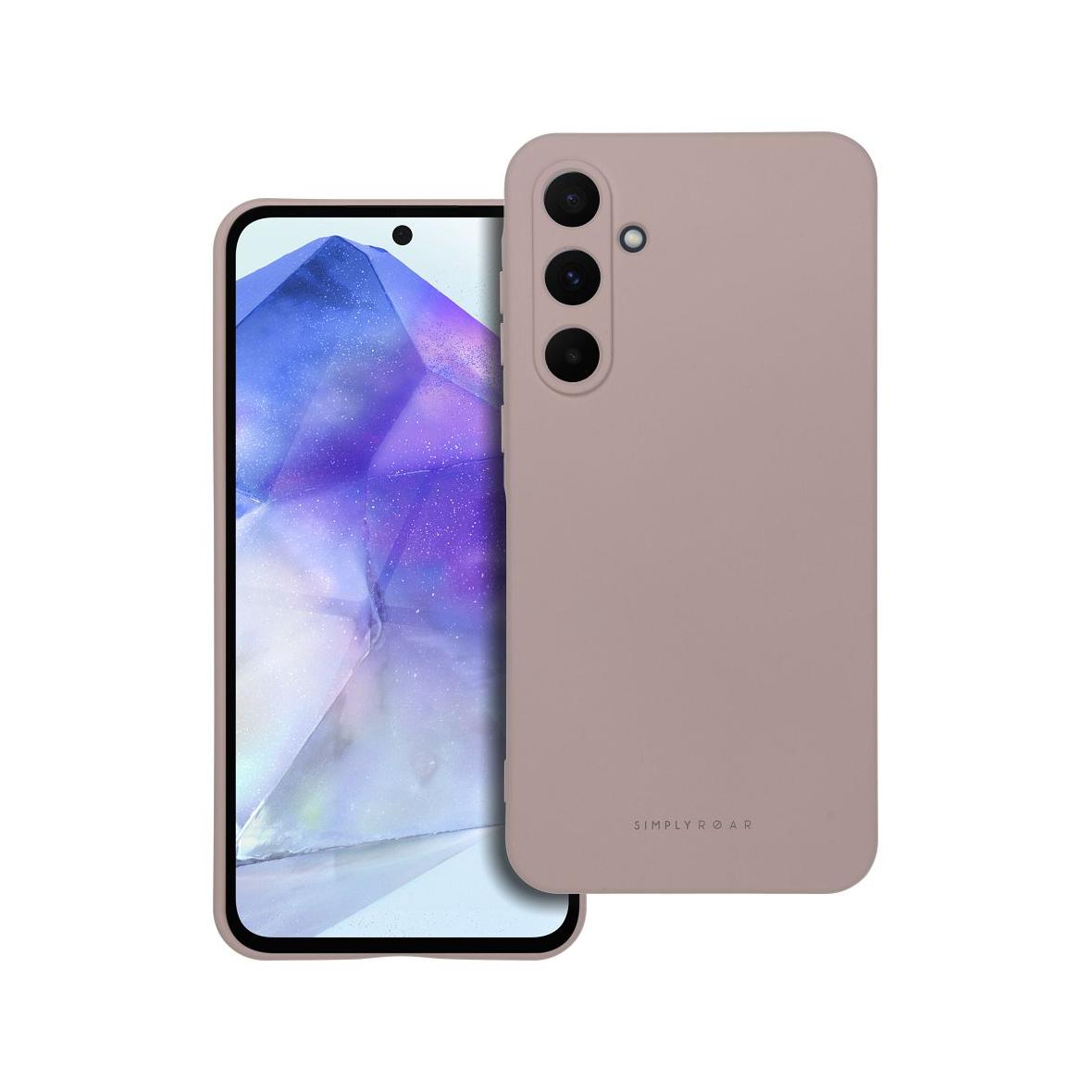 ROAR futerał SPACE do SAMSUNG A55 5G pudrowy róż