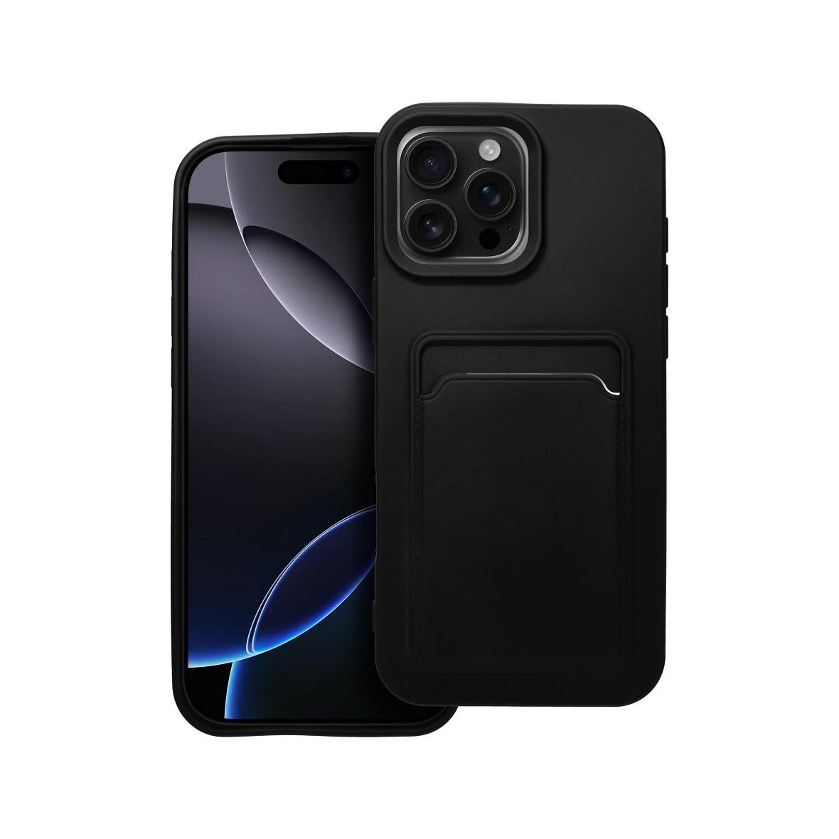 Futerał CARD CASE do IPHONE 16 Pro Max czarny