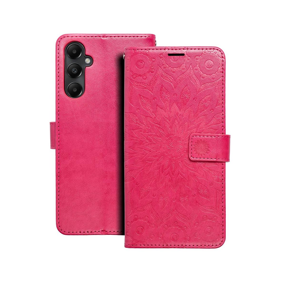 Etui z klapką na Samsung A05s Mezzo Book mandala magenta