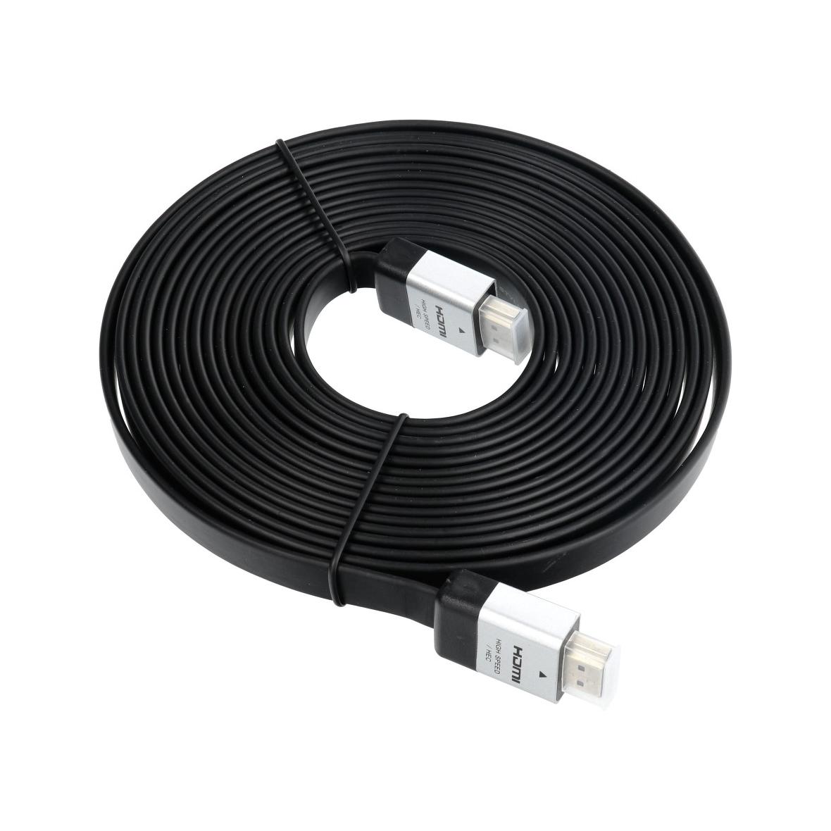 Kabel HDMI do HDMI 4K 60Hz High Speed with Ethernet wer. 2.0 BLISTER 5 m czarny