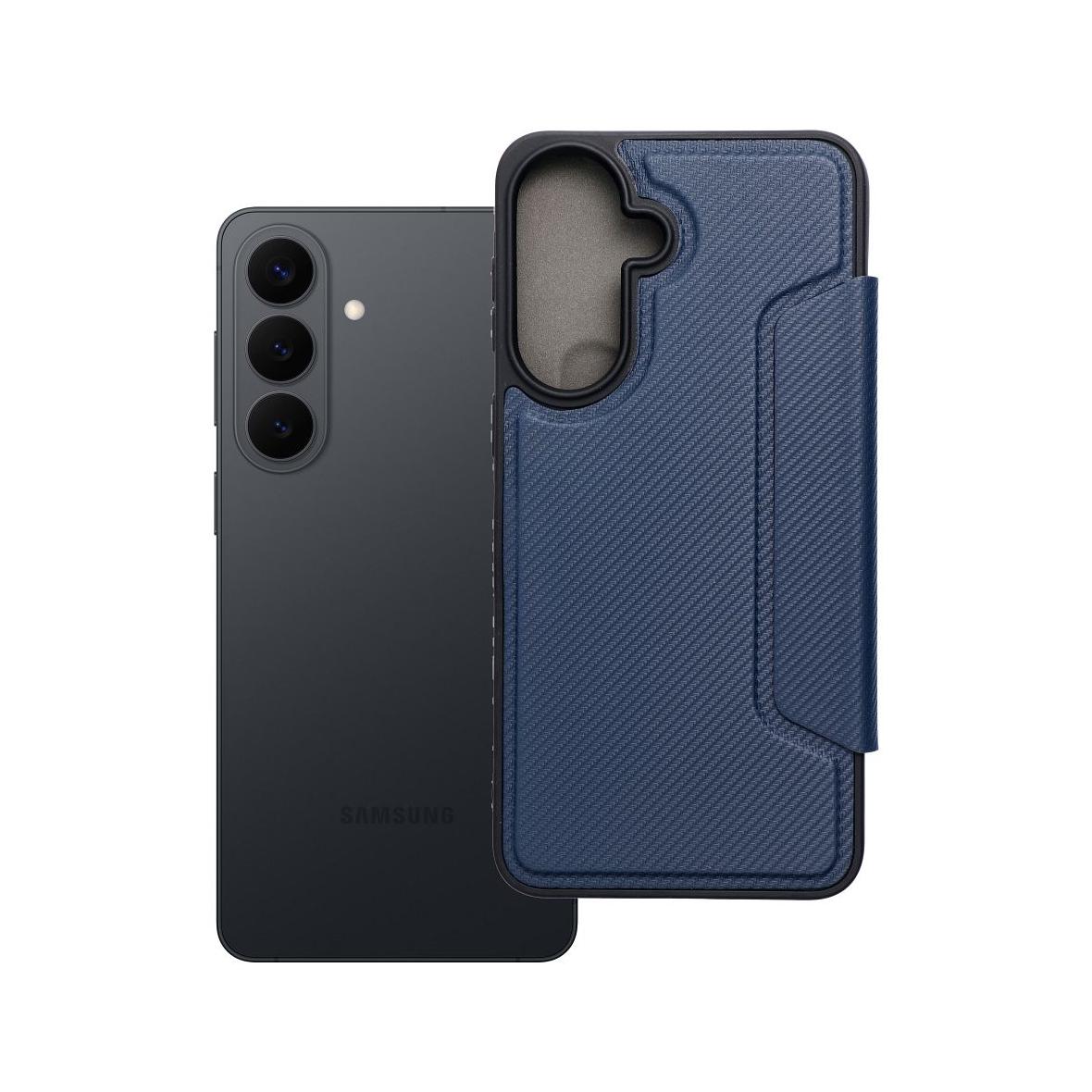 Etui z klapką na Samsung A57 5G Razor Book niebieskie