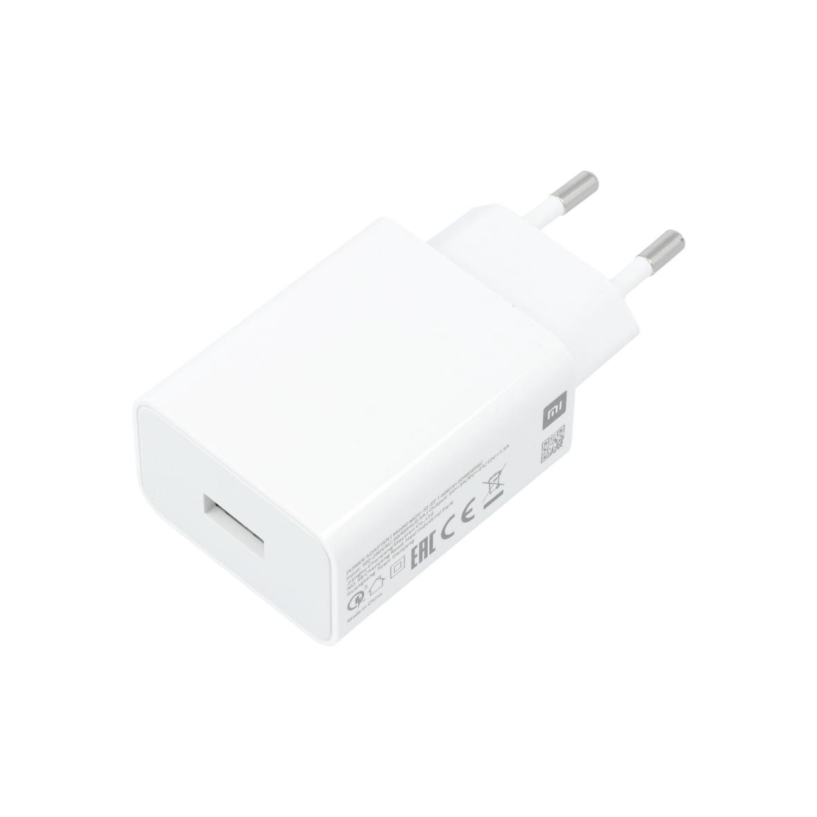 XIAOMI oryginalna ładowarka sieciowa USB A QC3.0 3A 33W MDY-11-EZ biała bulk