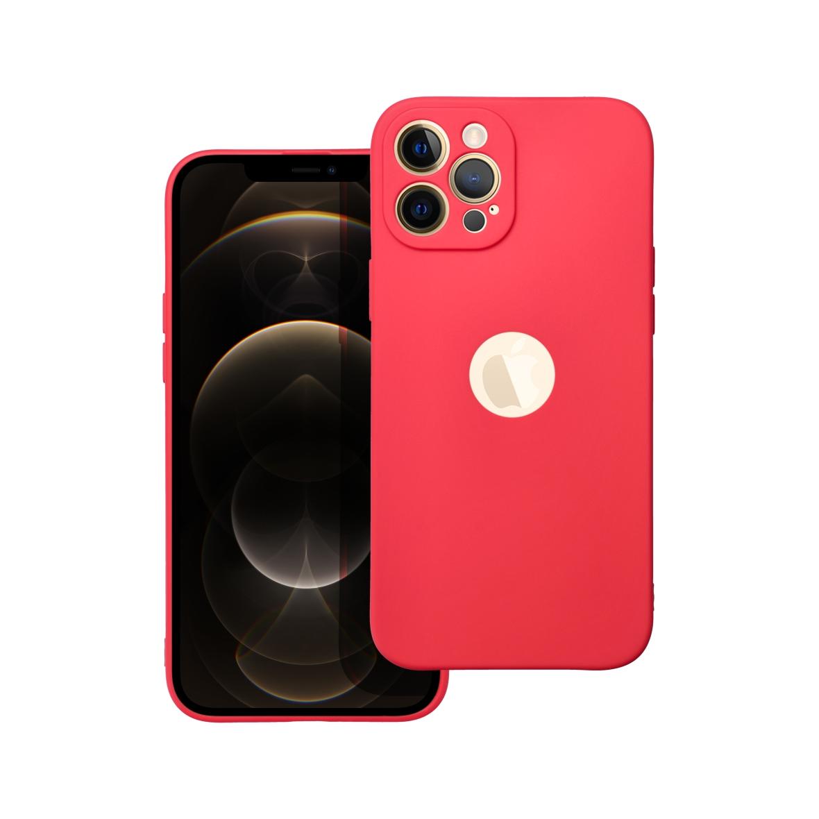 Futerał do iPhone 12 PRO MAX Soft czerwony