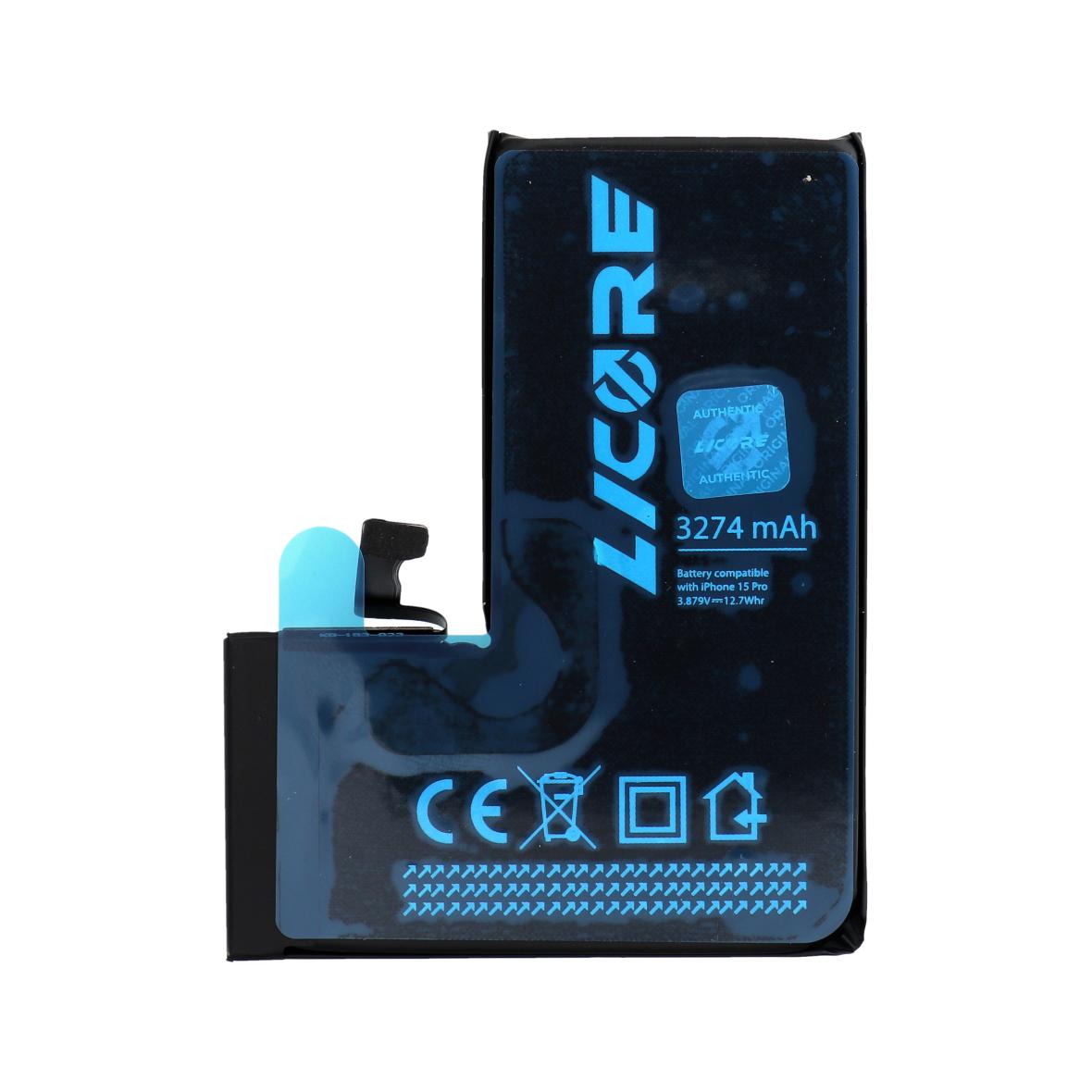 LICORE bateria do IPHONE 15 Pro 3274 mAh