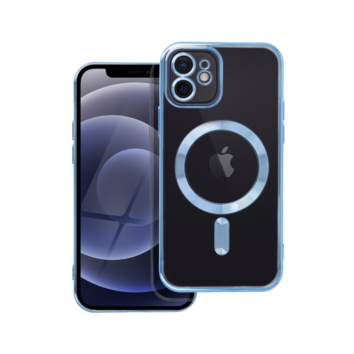 Futerał do iPhone 12 Electro Mag Cover zgodny z MagSafe niebieski