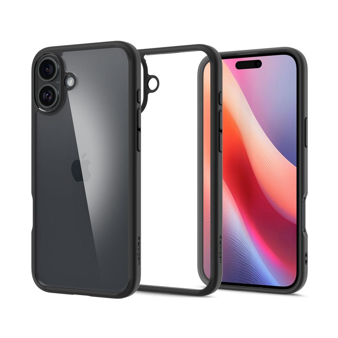 SPIGEN futerał ULTRA HYBRID do IPHONE 16 matte black