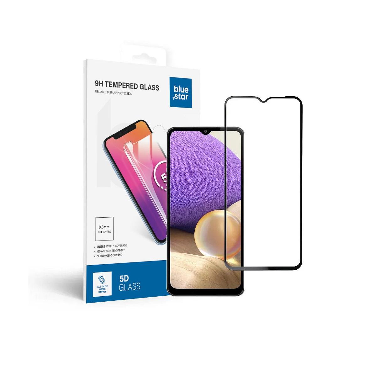 Szkło hartowane do Samsung Galaxy A32 5G (full glue / case friendly) Blue Star 5D czarne