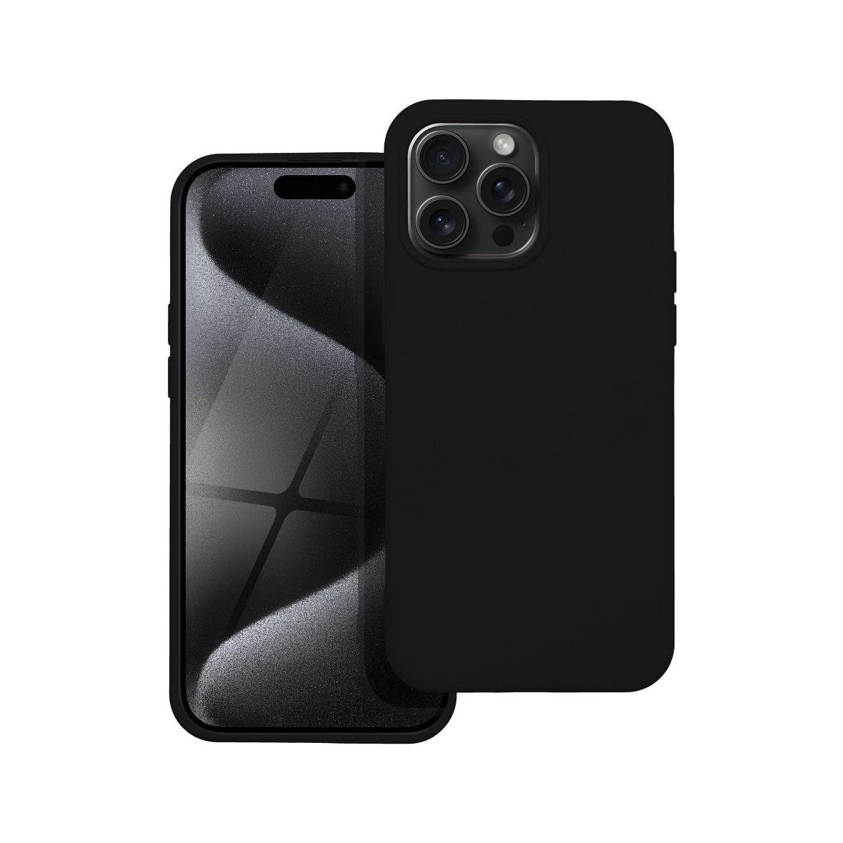 Futerał do iPhone 15 PRO MAX Silicone czarny