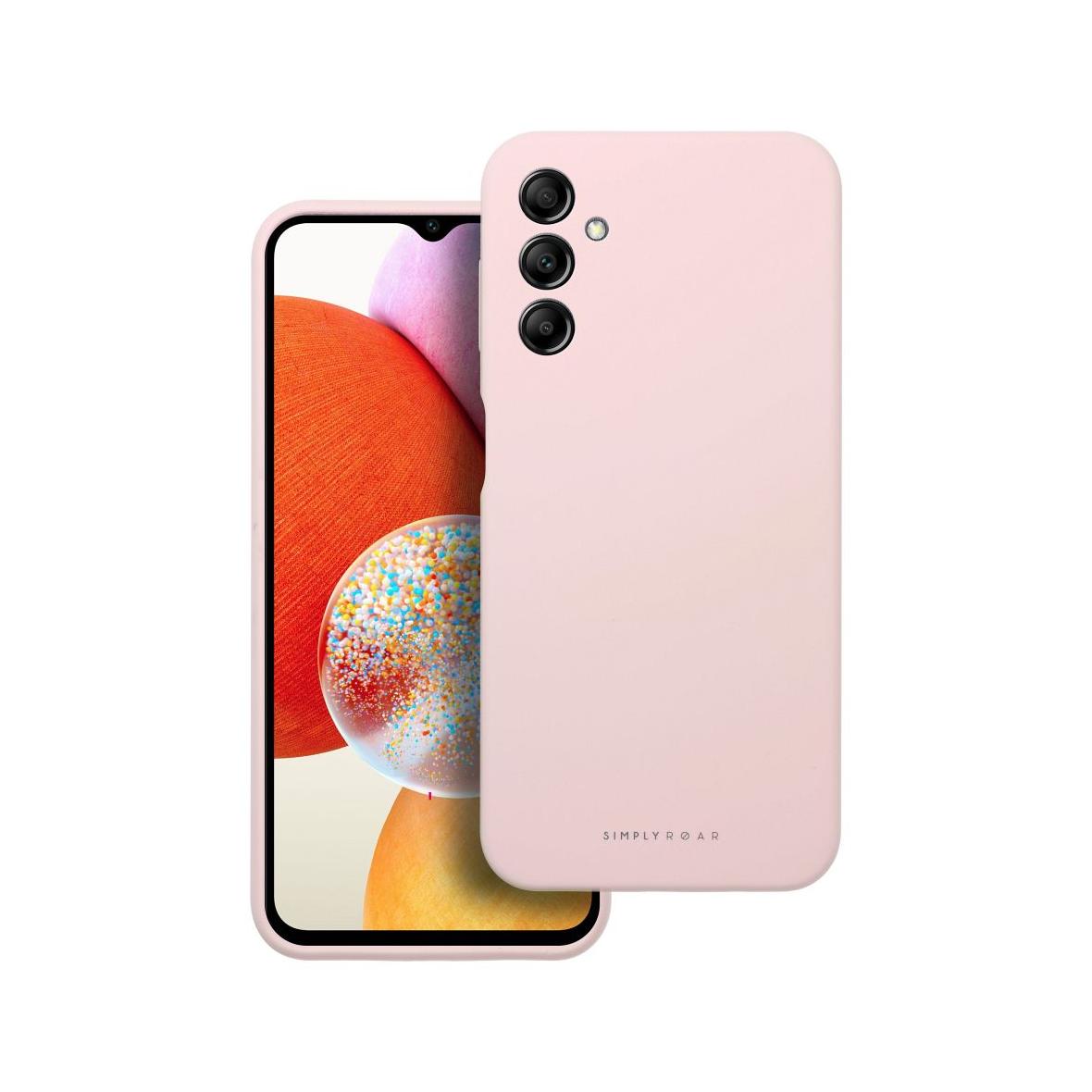 ROAR futerał CLOUD SKIN do SAMSUNG A14 4G / A14 5G Jasnoróżowy