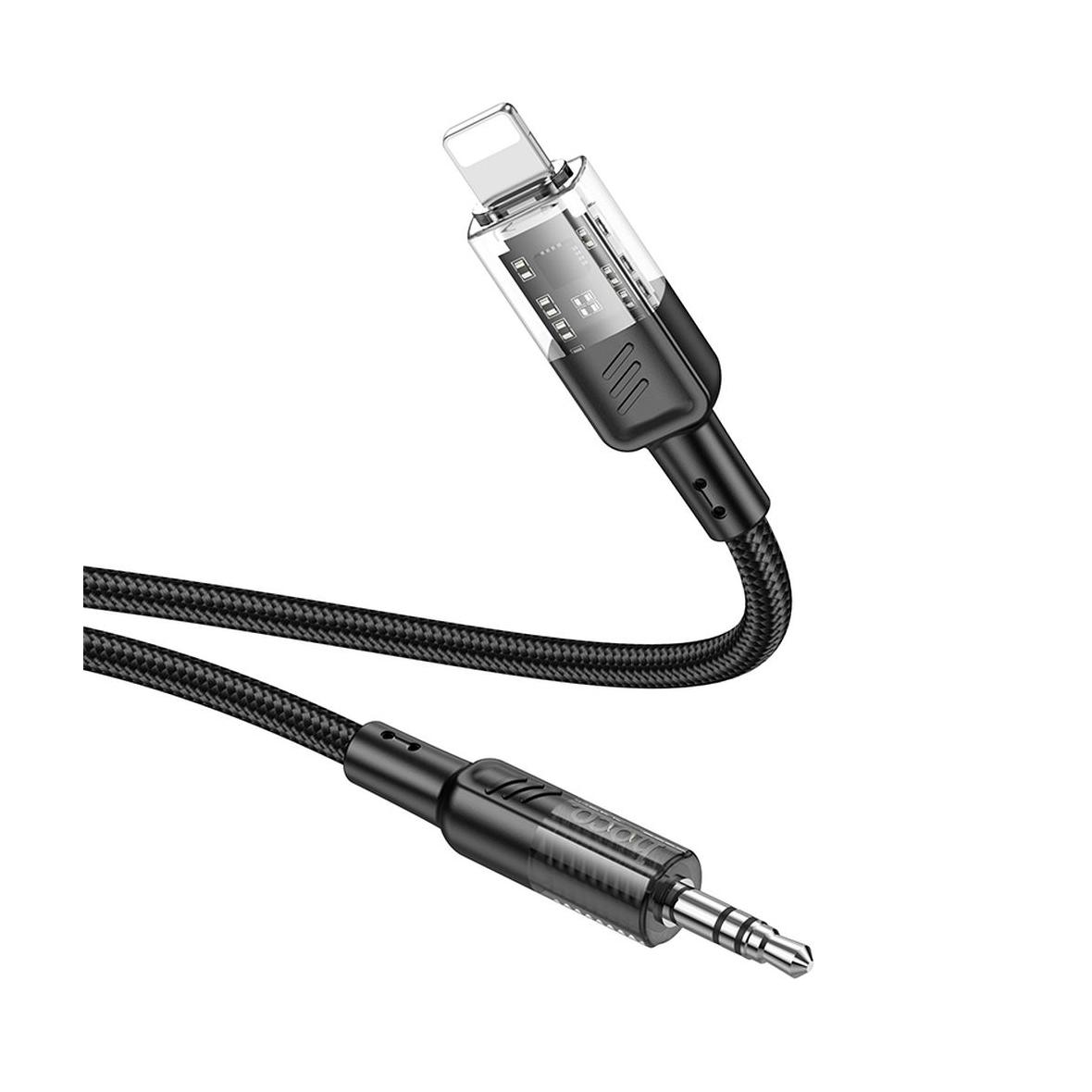 Kabel AUX Jack 3,5 mm do Lightning Hoco 1,2 m UPA27 czarny