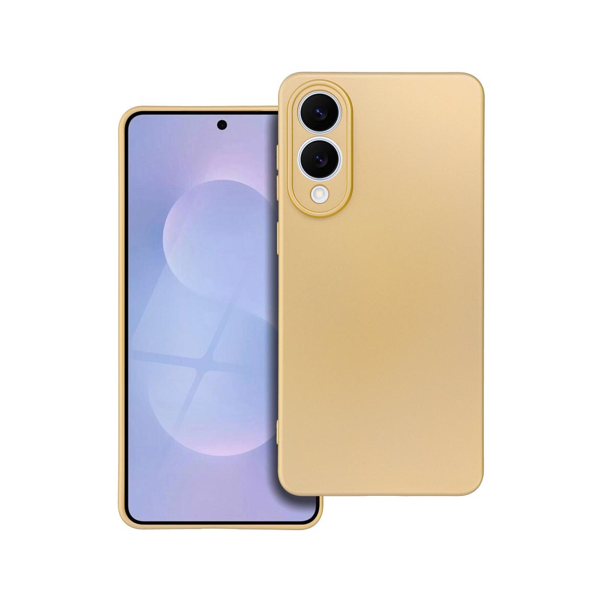 Futerał do Samsung S25 EDGE Metallic złoty