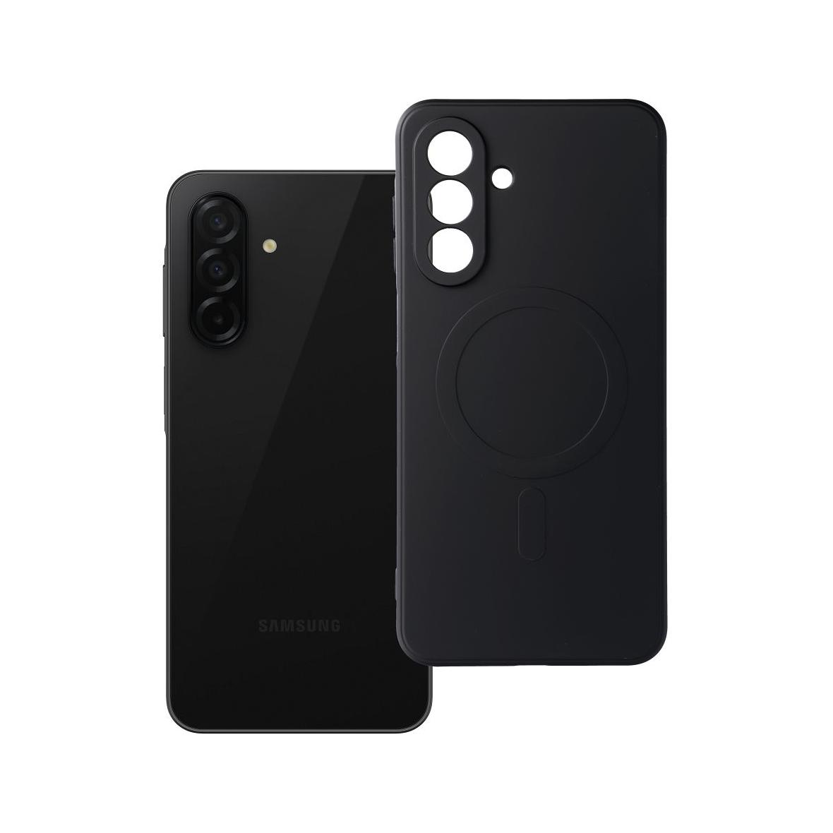 Futerał do Samsung A26 Silicone Mag Cover zgodny z MagSafe czarny