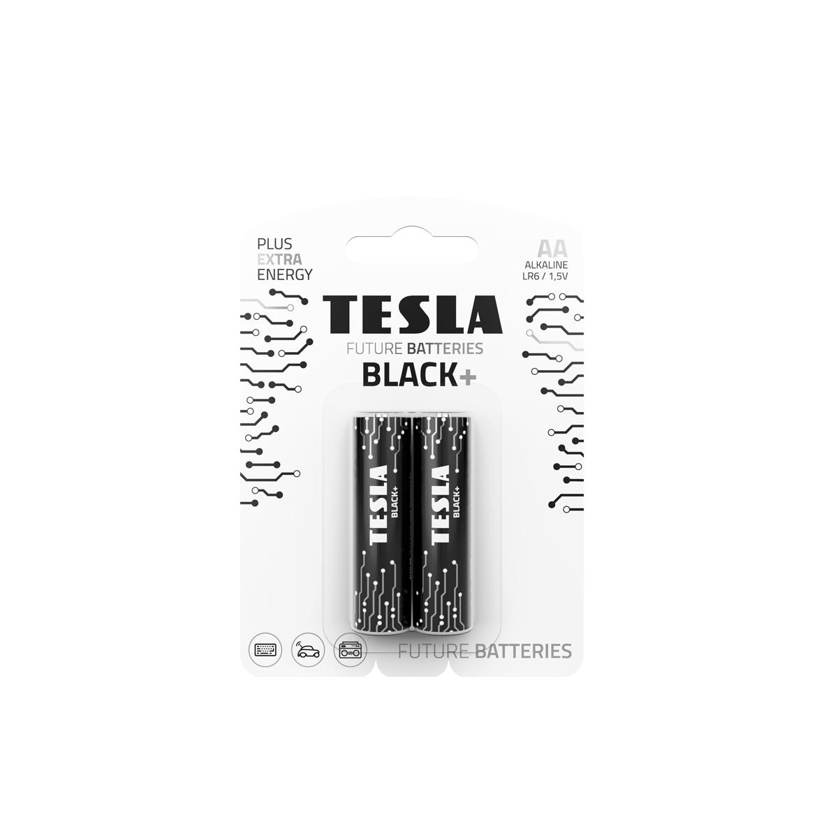 TESLA bateria alkaliczna R6 (AA) BLACK+ [2x120] 2 szt