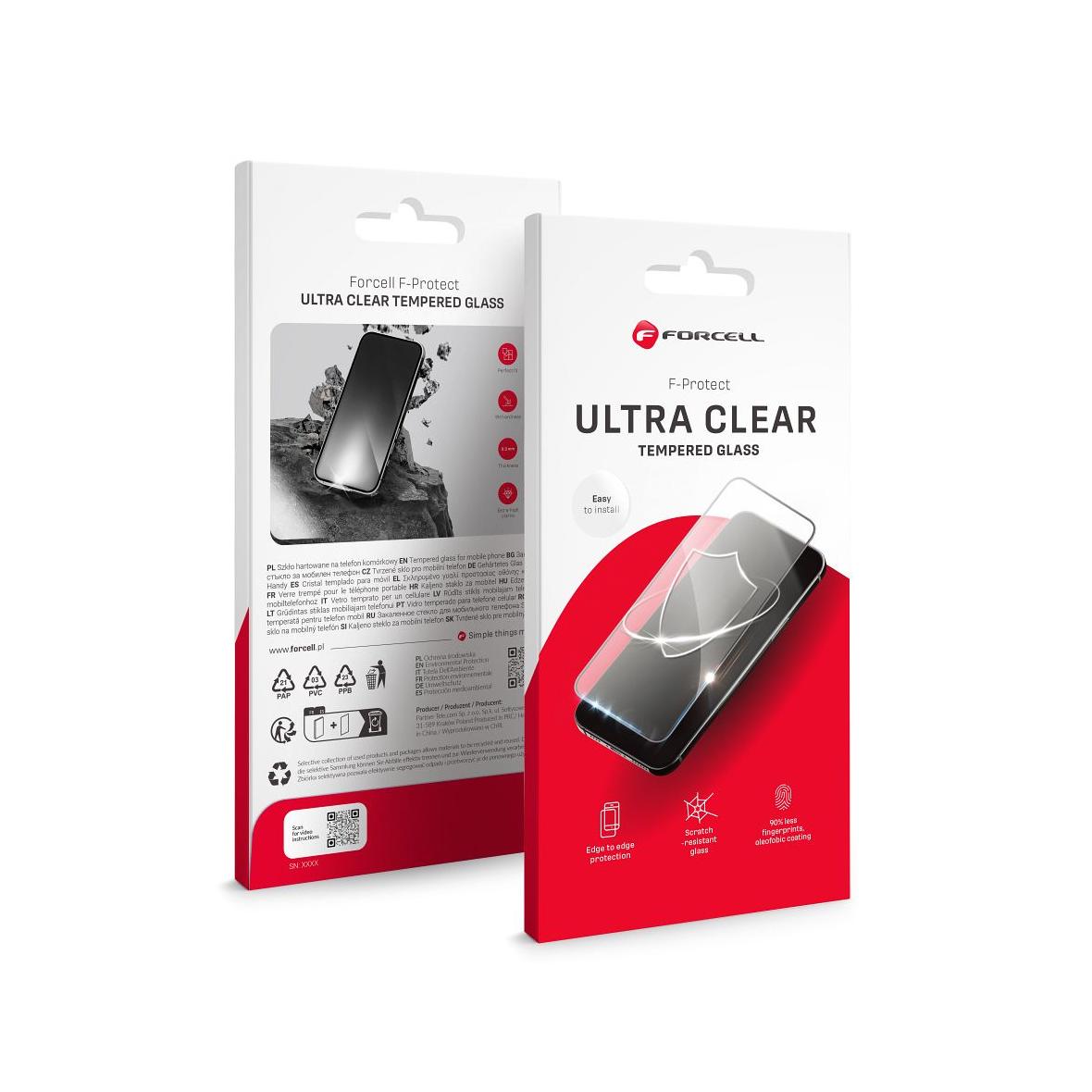 Szkło hartowane do Samsung S24 PLUS / S25 PLUS Forcell Ultra Clear Glass czarne