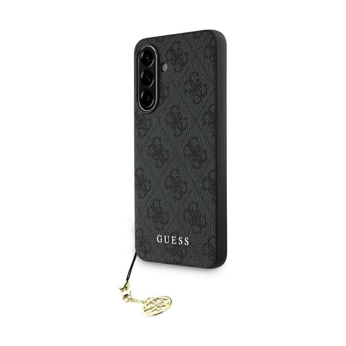 GUESS futerał do SAMSUNG A56 GUHCSA56GF4GGR (PU 4G Charm) czarny