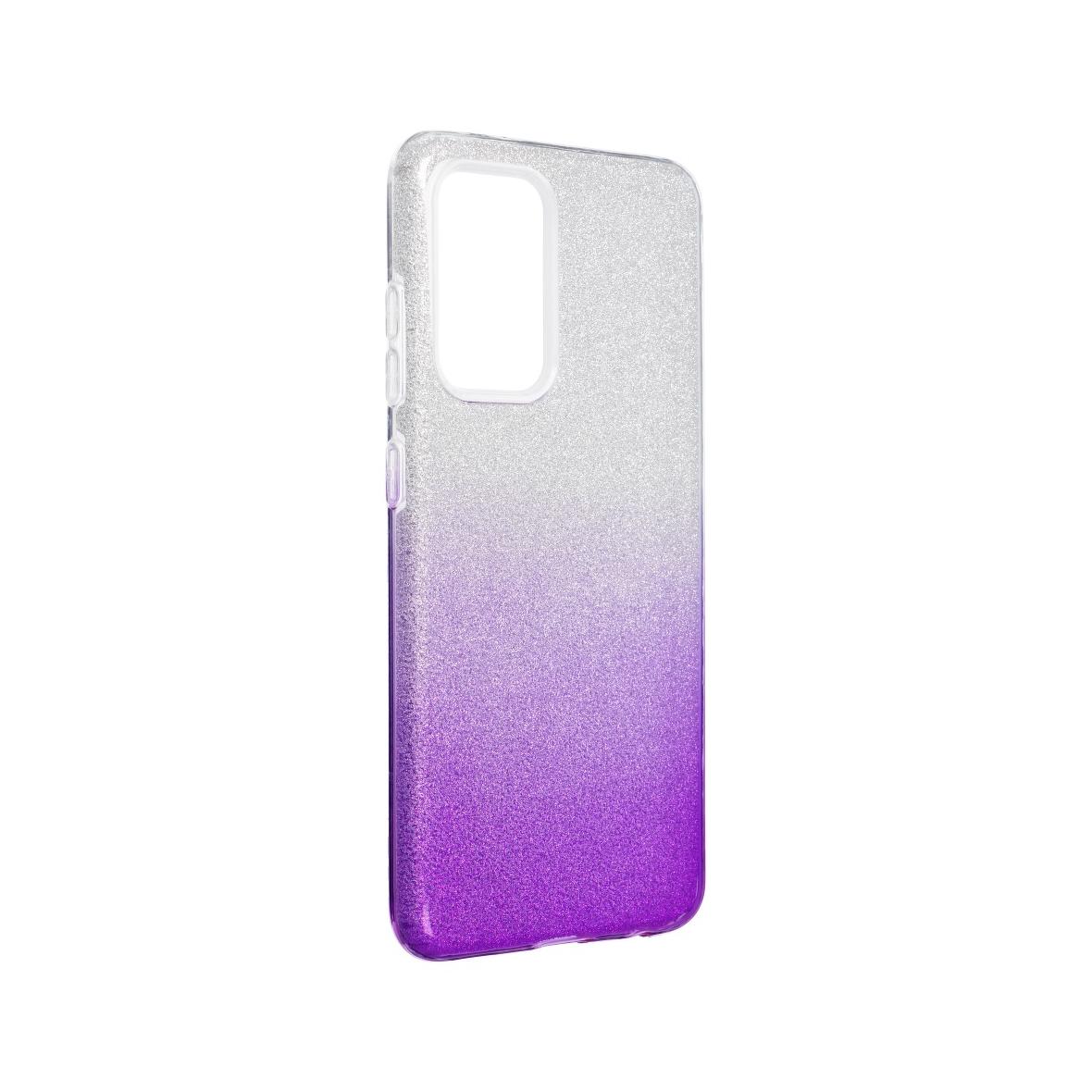 Futerał SHINING do SAMSUNG A52 5G / A52 LTE ( 4G ) / A52S transparentny fioletowy