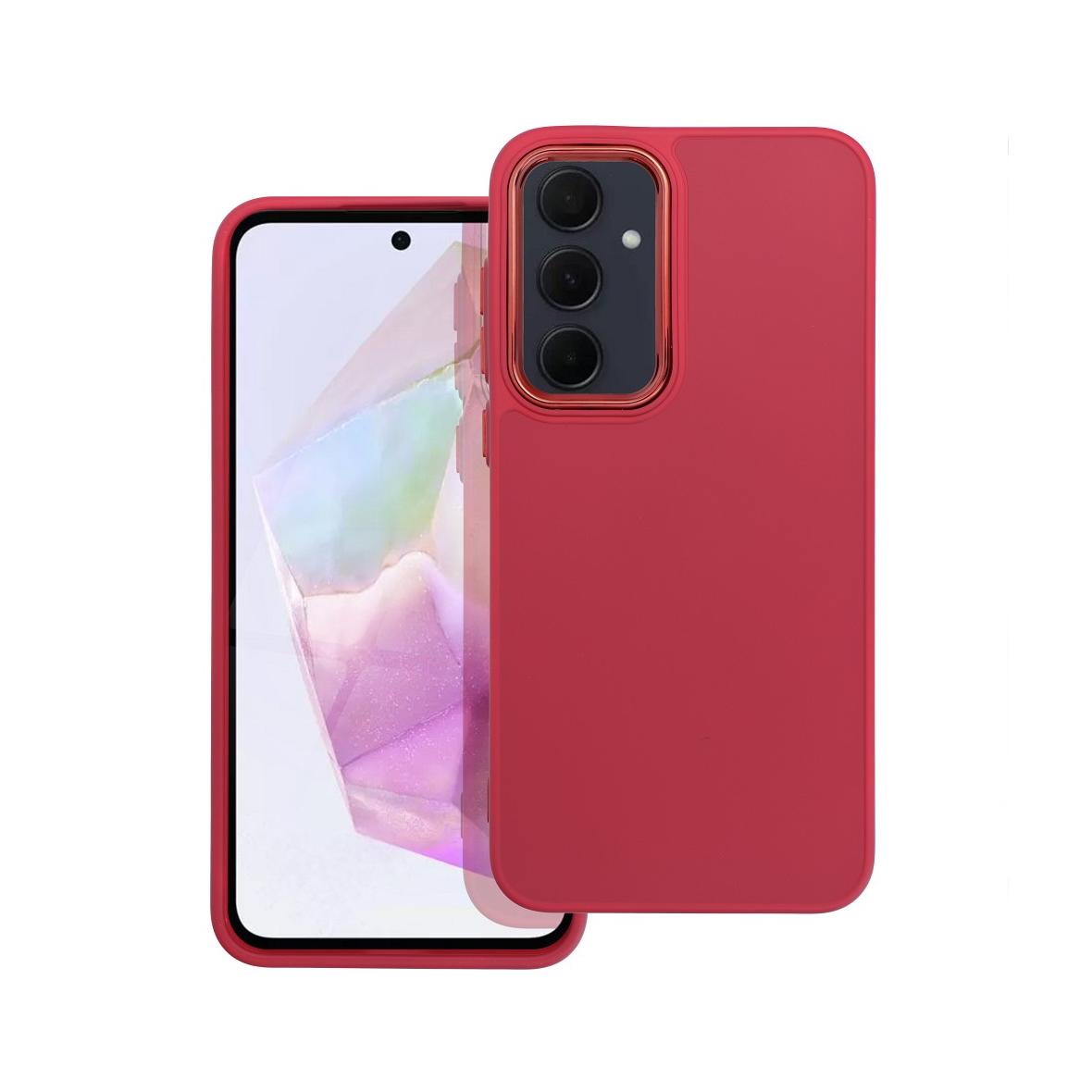 Futerał do Samsung A35 5G Frame magenta
