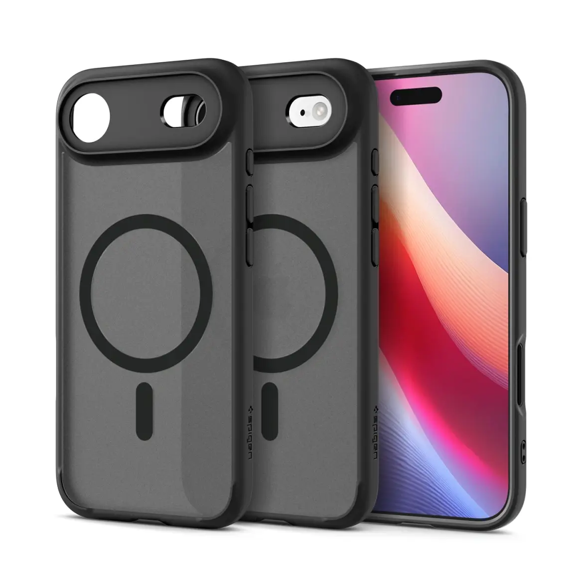 SPIGEN futerał ULTRA HYBRID MAG kompatybilny z MagSafe do IPHONE 17 Air frost black