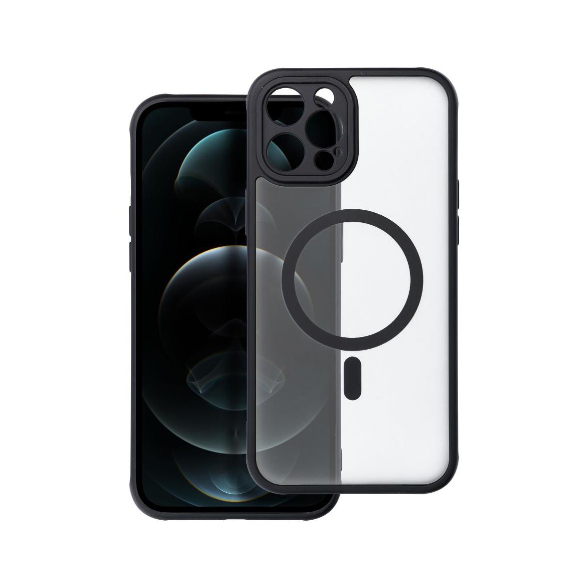 Futerał do iPhone 12 PRO MAX Full Matte Mag Cover zgodny z MagSafe czarny