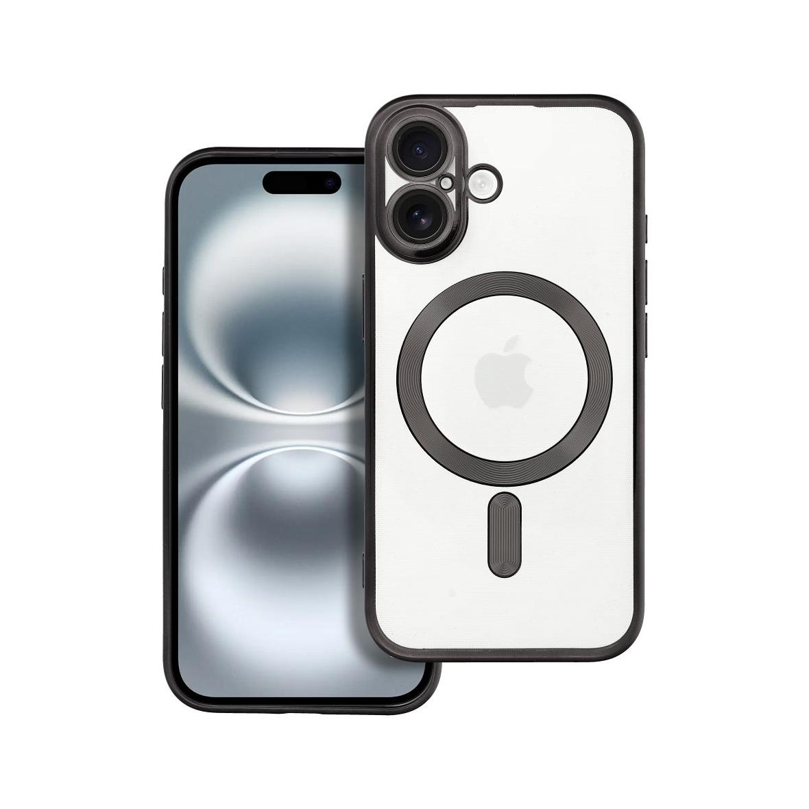 Futerał do iPhone 16 Electro Mag Cover zgodny z MagSafe czarny