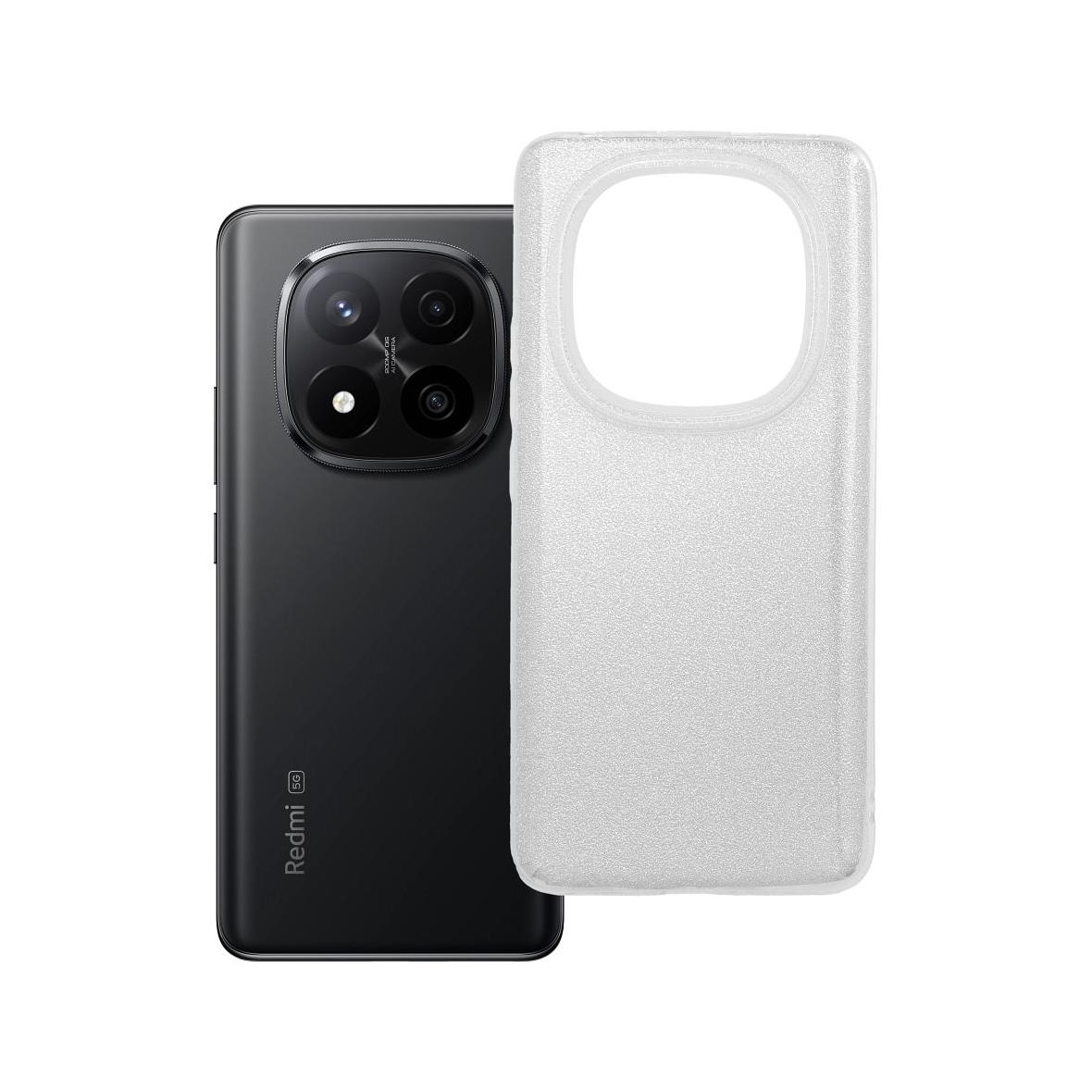 Futerał do Xiaomi Redmi Note 14 PRO PLUS 5G Shining srebrny