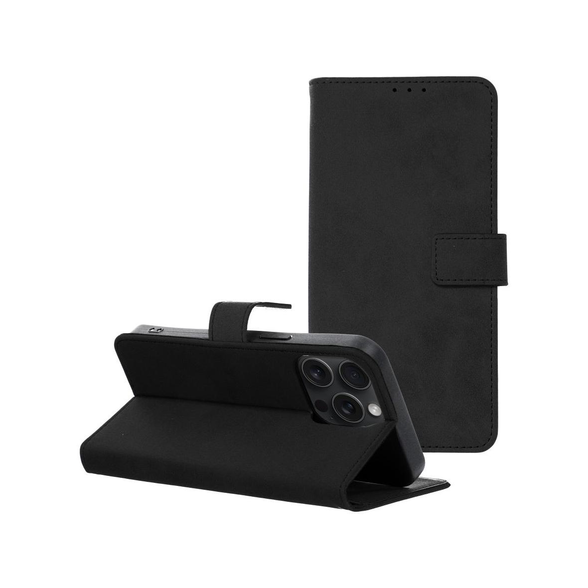 Etui z klapką na iPhone 15 PRO MAX Tender Book czarne