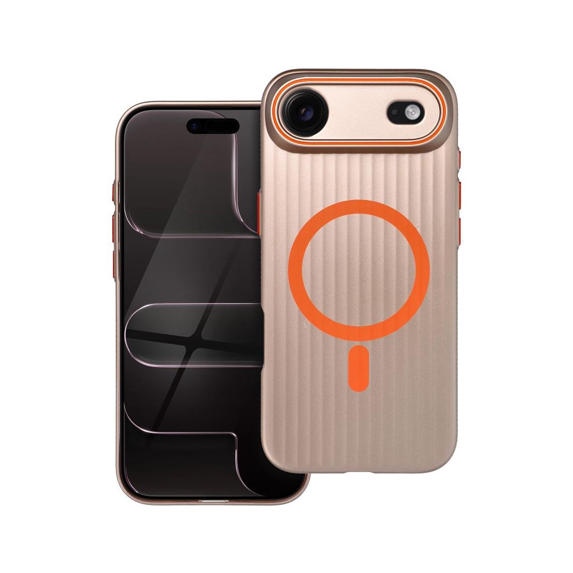 Futerał do iPhone 17 AIR Simply zgodny z MagSafe tytanowy pustynny