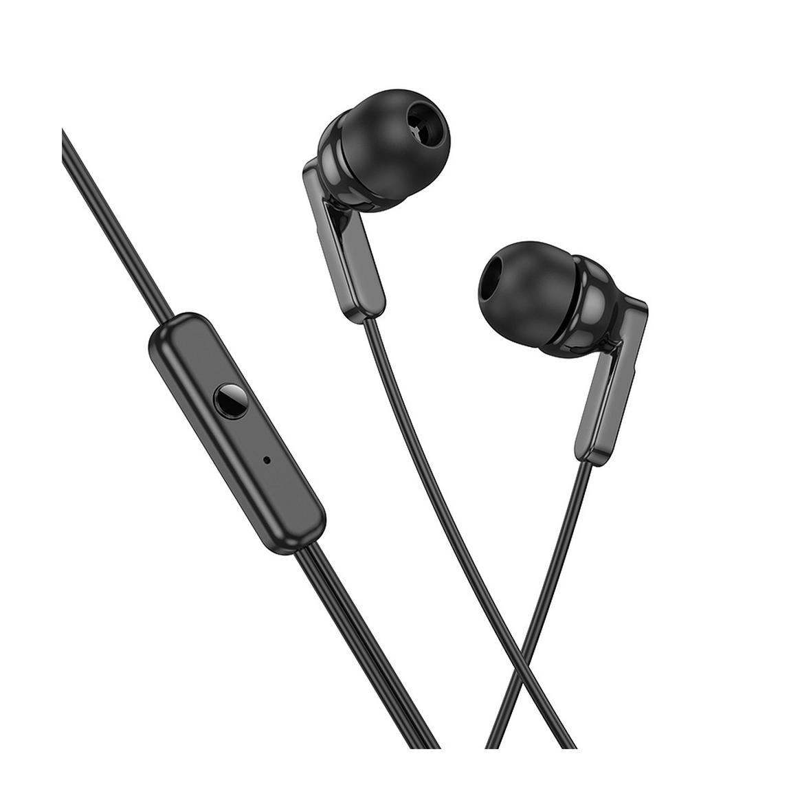 Słuchawki przewodowe douszne Jack 3,5 mm Hoco M121 czarne