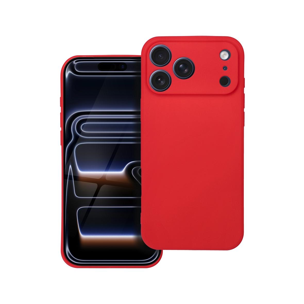 Futerał do iPhone 17 PRO MAX Soft czerwony